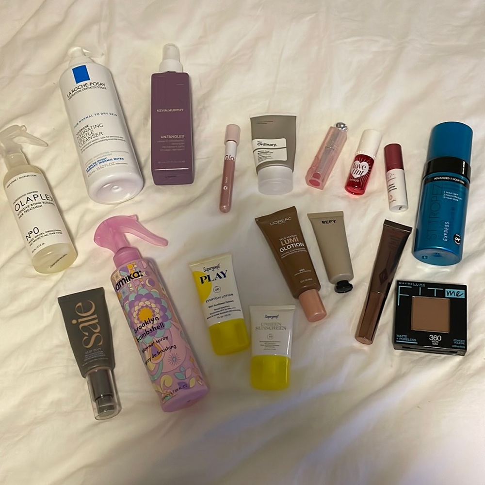 huge makeup, skincare & hair bundle